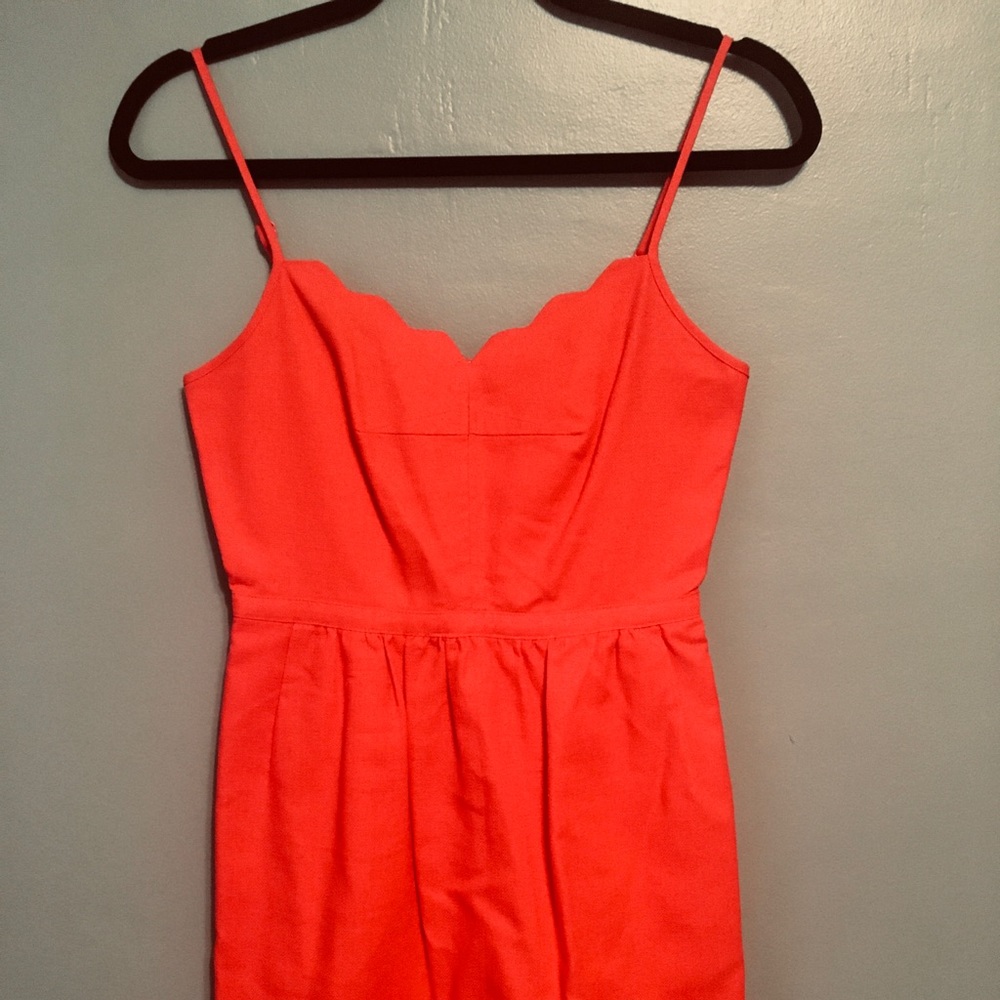 J.Crew cotton coral dress size 2